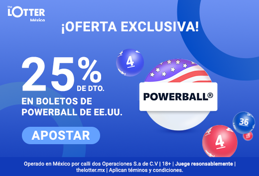 Â¡Tu suerte comienza con 25% off!