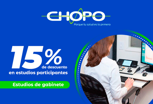 15% de descuento en estudios de gabinete