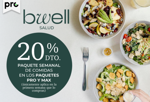 20% OFF en paquete SEMANAL