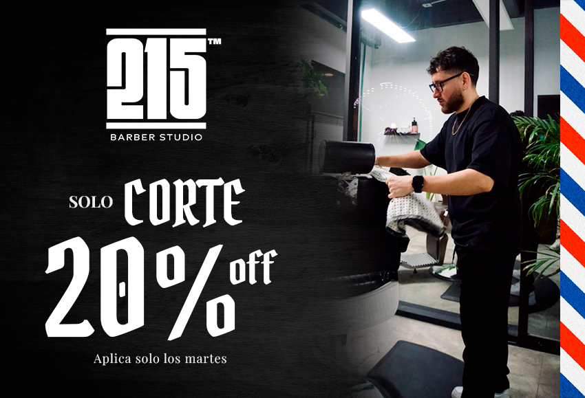 20% OFF en corte de cabello
