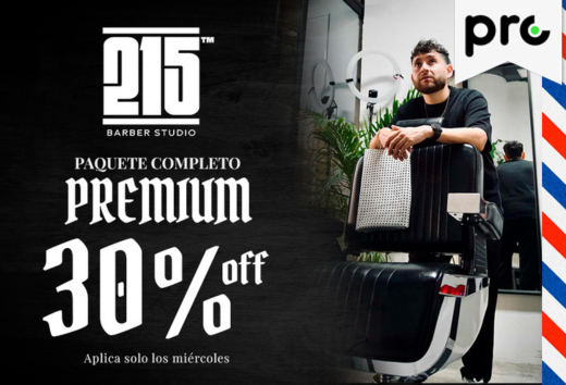 30% OFF en corte + barba