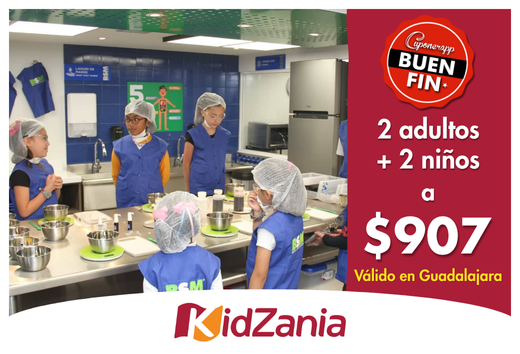 2 niÃ±os + 2 adultos Guadalajara