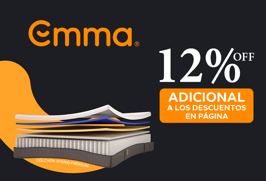 12% OFF adicional en Emma Sleep