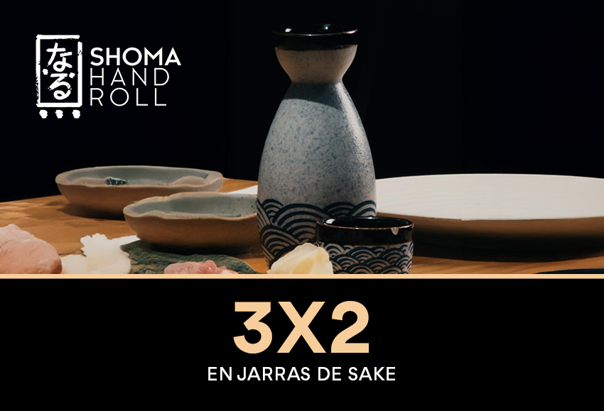 3x2 en jarras de sake