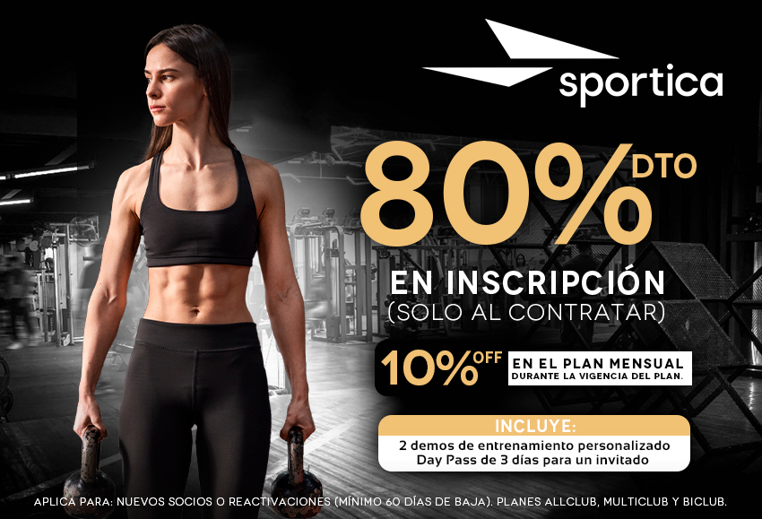 80% OFF InscripciÃ³n o 10% OFF Plan + Beneficios