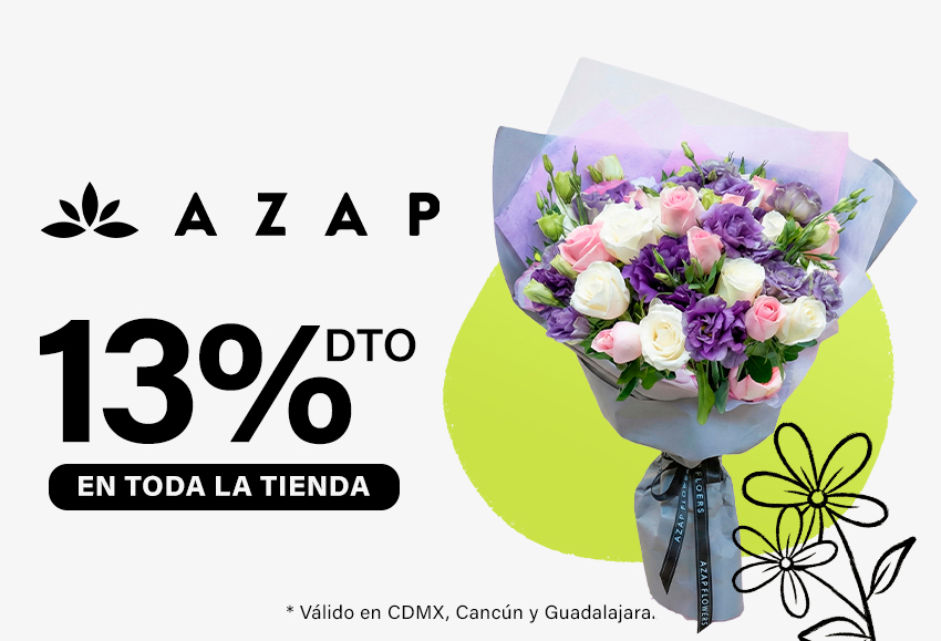 13% OFF en toda la tienda de Azap