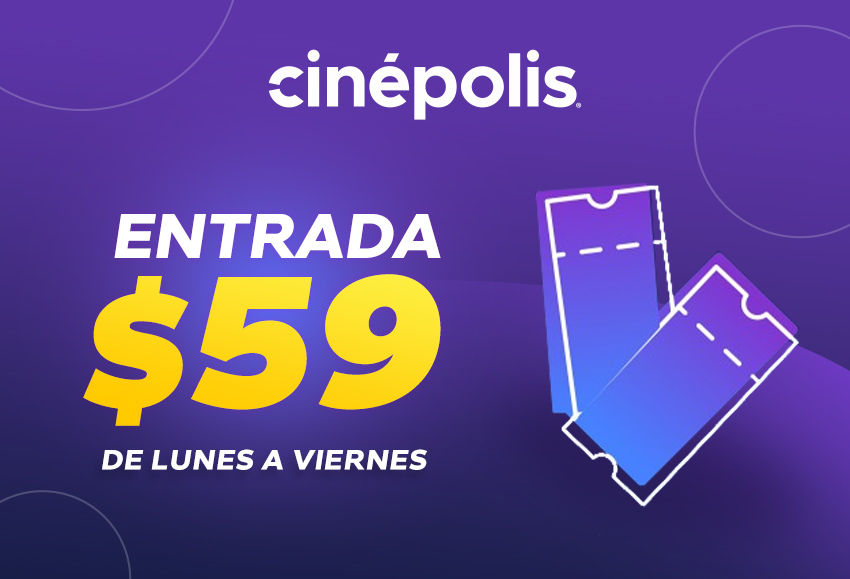 Lunes a viernes por $59.