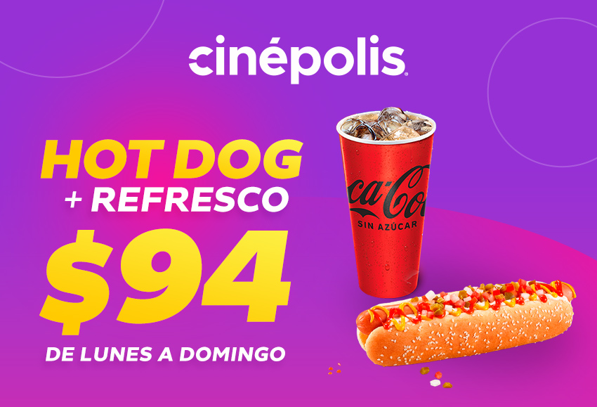 Combo Hot Dog por $94