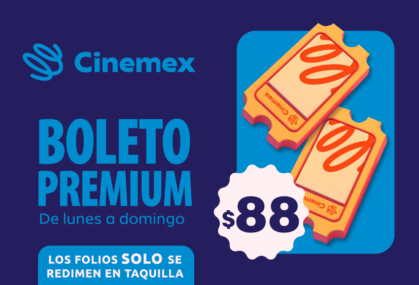 Boleto PREMIUM por $88.