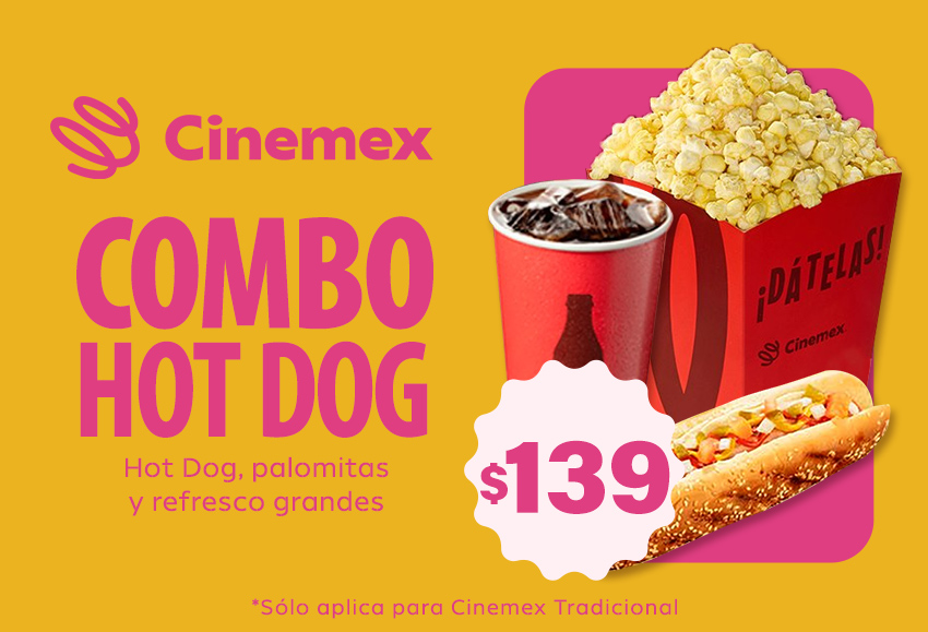 Combo Hot Dog por $139