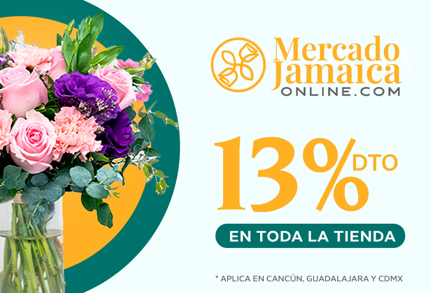 13% OFF en toda la tienda de Mercado Jamaica