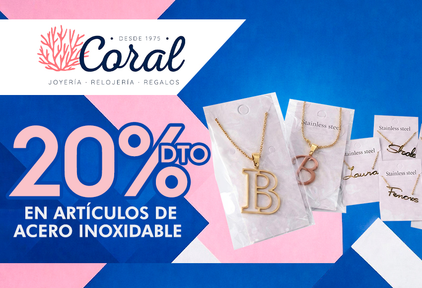 20% OFF en artículos de acero inoxidable