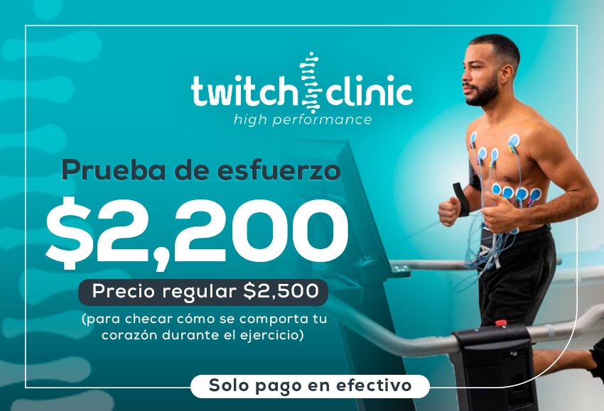 Prueba de esfuerzo $2,200