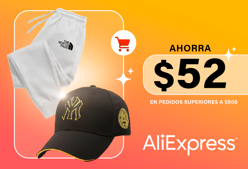 Ahorra $52 en pedidos superiores a $500