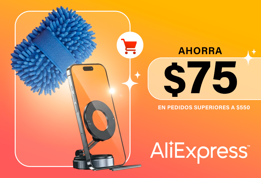 $75 de descuento en Aliexpress