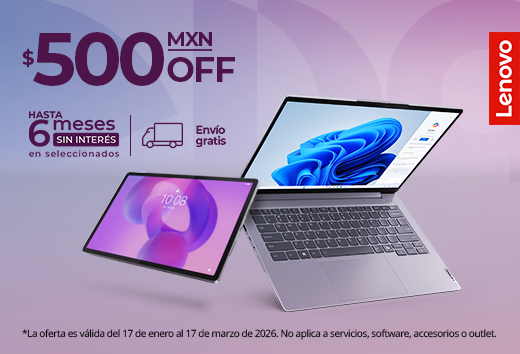 $500 de descuento en Lenovo
