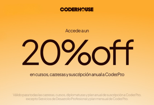 20% OFF en cursos, carreras y suscripciÃ³n anual