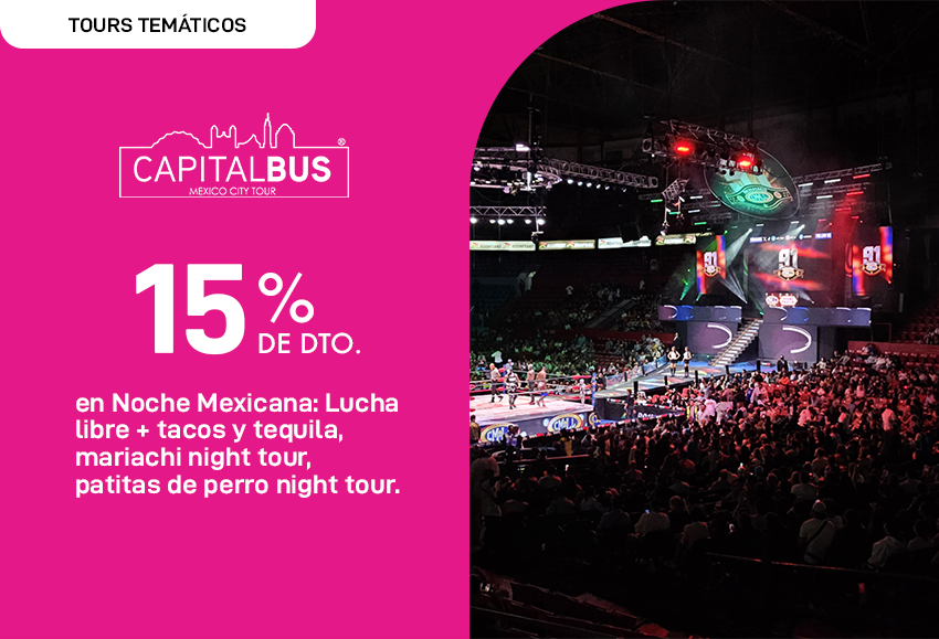15% OFF en tours temÃ¡ticos