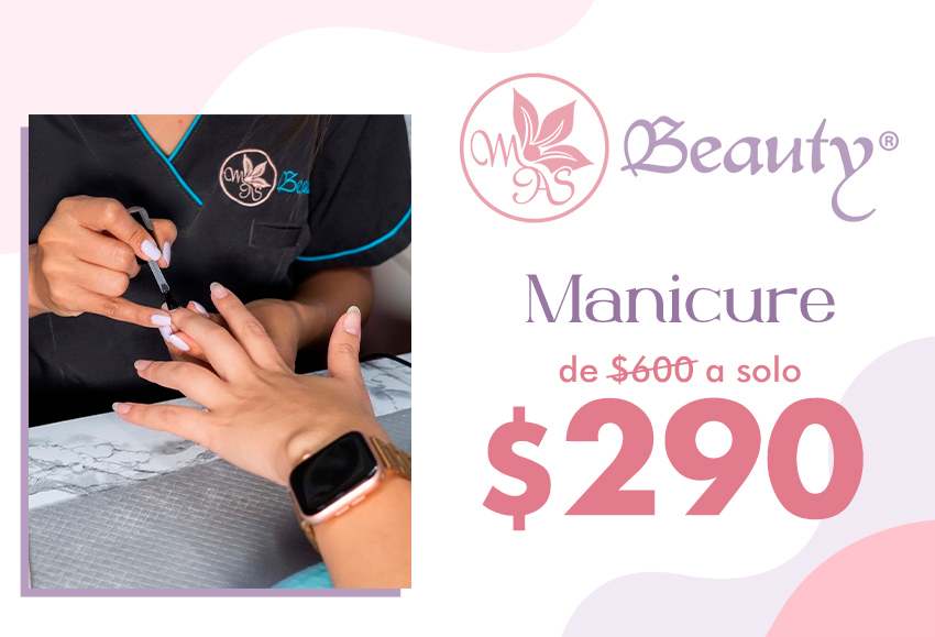 Manicure de $600 a $290
