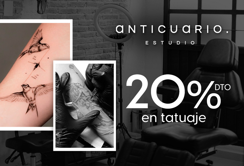 20% de descuento en tatuaje