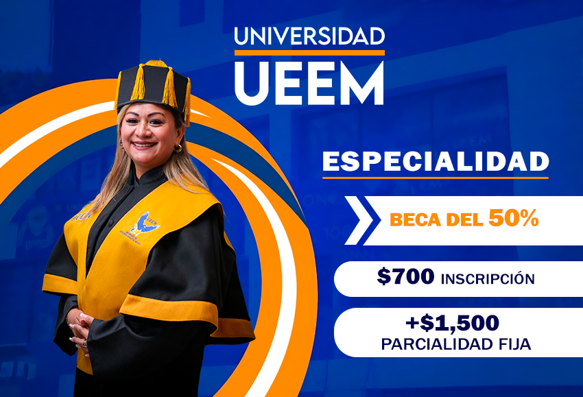 Inscripción en especialidad al 50% OFF