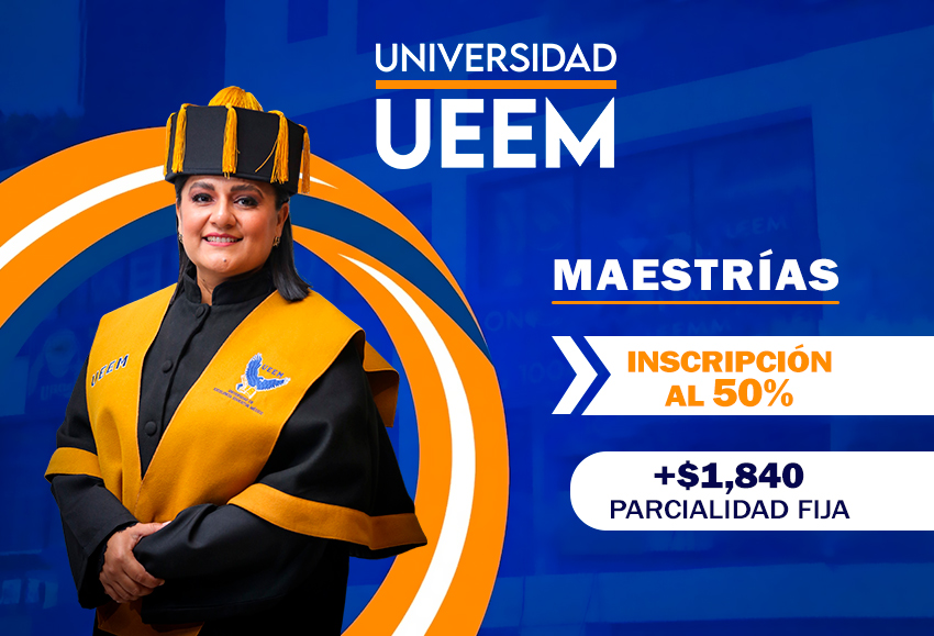 Inscripción en maestrías al 50% OFF