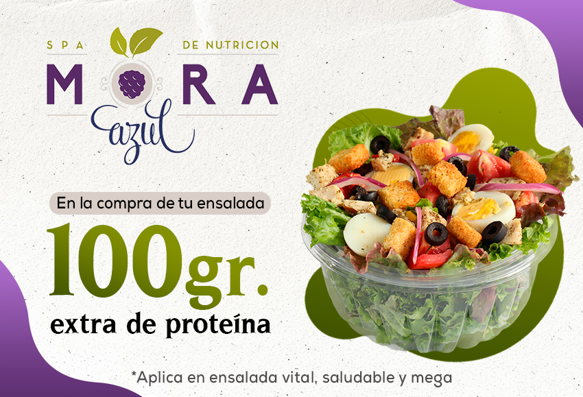 En tu ensalada +100 g de proteína GRATIS