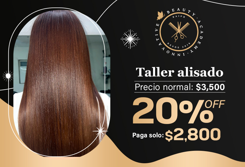 Taller alisado de $3,500 a solo $2,800