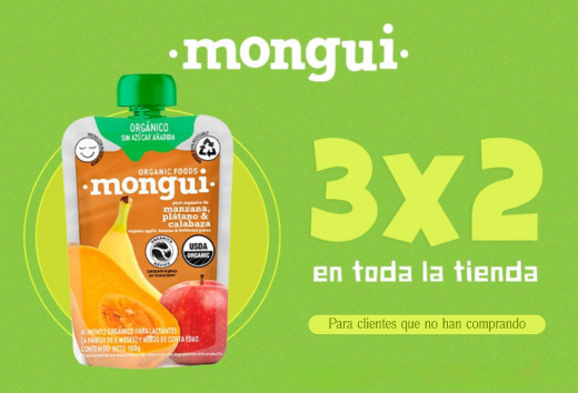 3x2 para nuevos usuarios