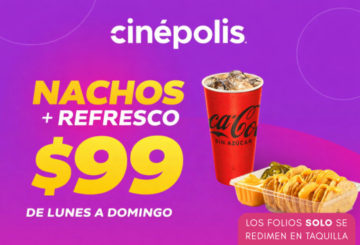 Combo nachos por $99