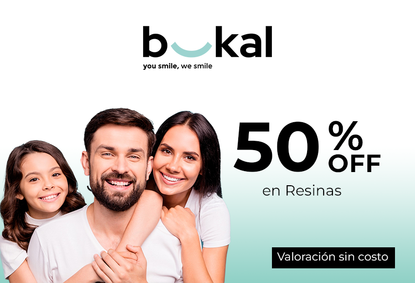 50% OFF en resinas dentales