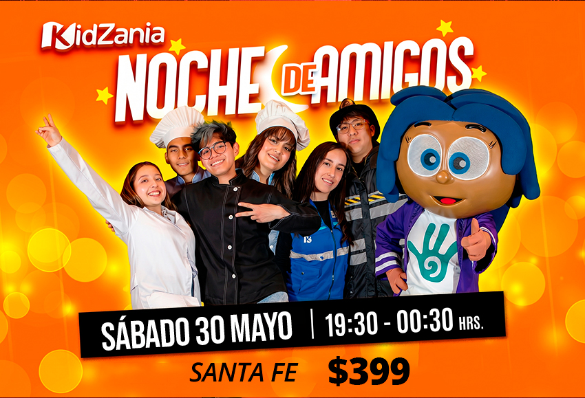 Noche de amigos 30 de mayo Santa Fe $399
