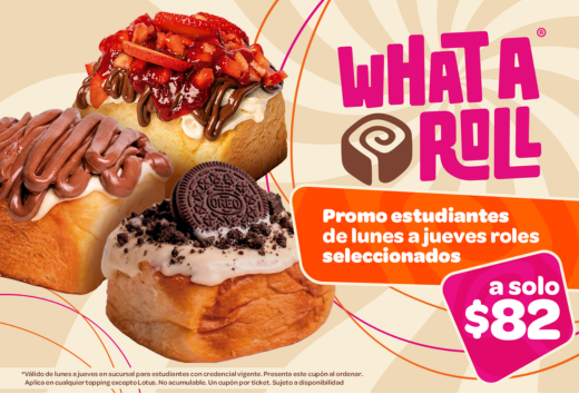 De lunes a jueves roles a solo $82