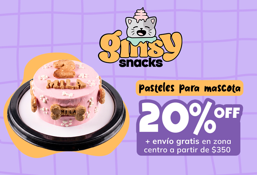 20% OFF en pasteles + envío GRATIS en Querétaro