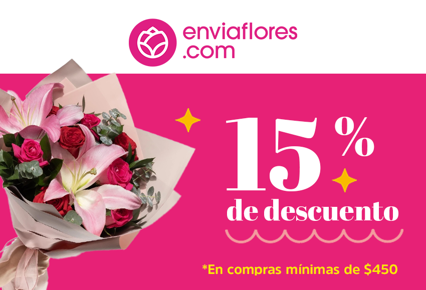 15% OFF en Enviaflores
