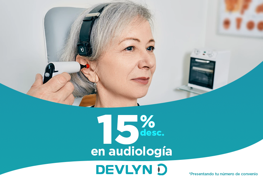 15% de descuento en auxiliares auditivos