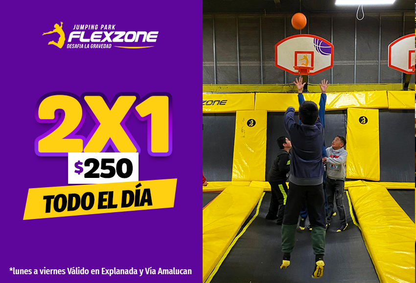 2x1 Full Day de lunes a viernes
