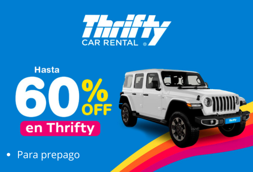 Hasta 60% OFF en renta de auto con prepago
