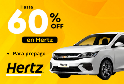 Hasta 60% OFF en renta de autos con prepago