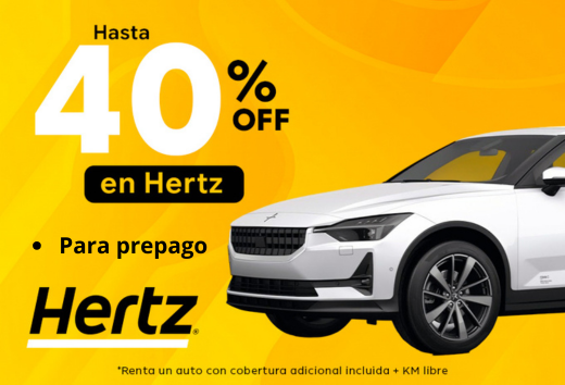 Hasta 40% OFF en renta de auto con prepago