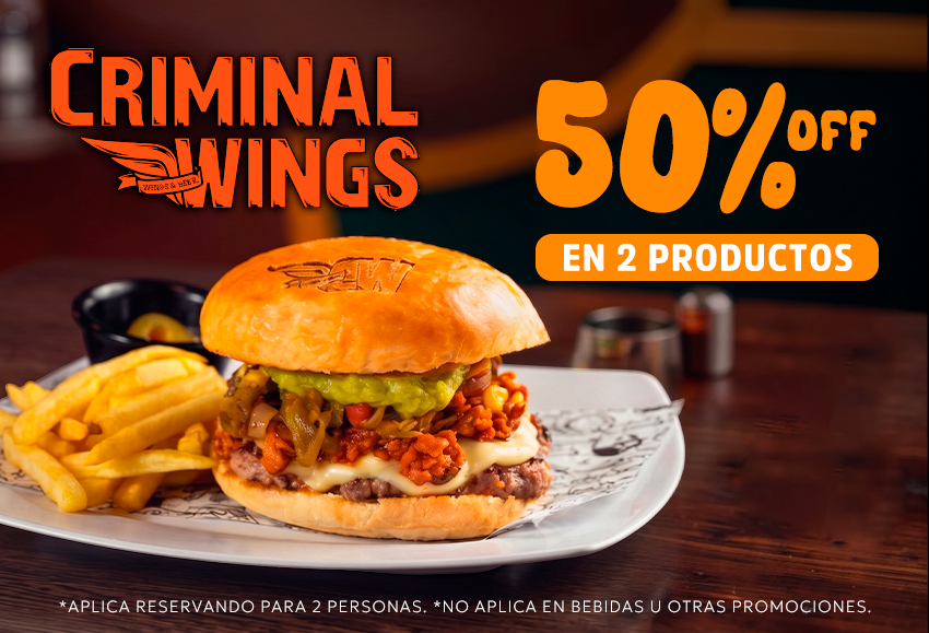 50% OFF en 2 alimentos