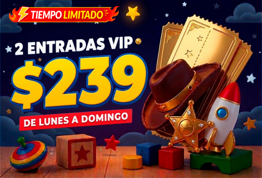 2 entradas lunes a domingo