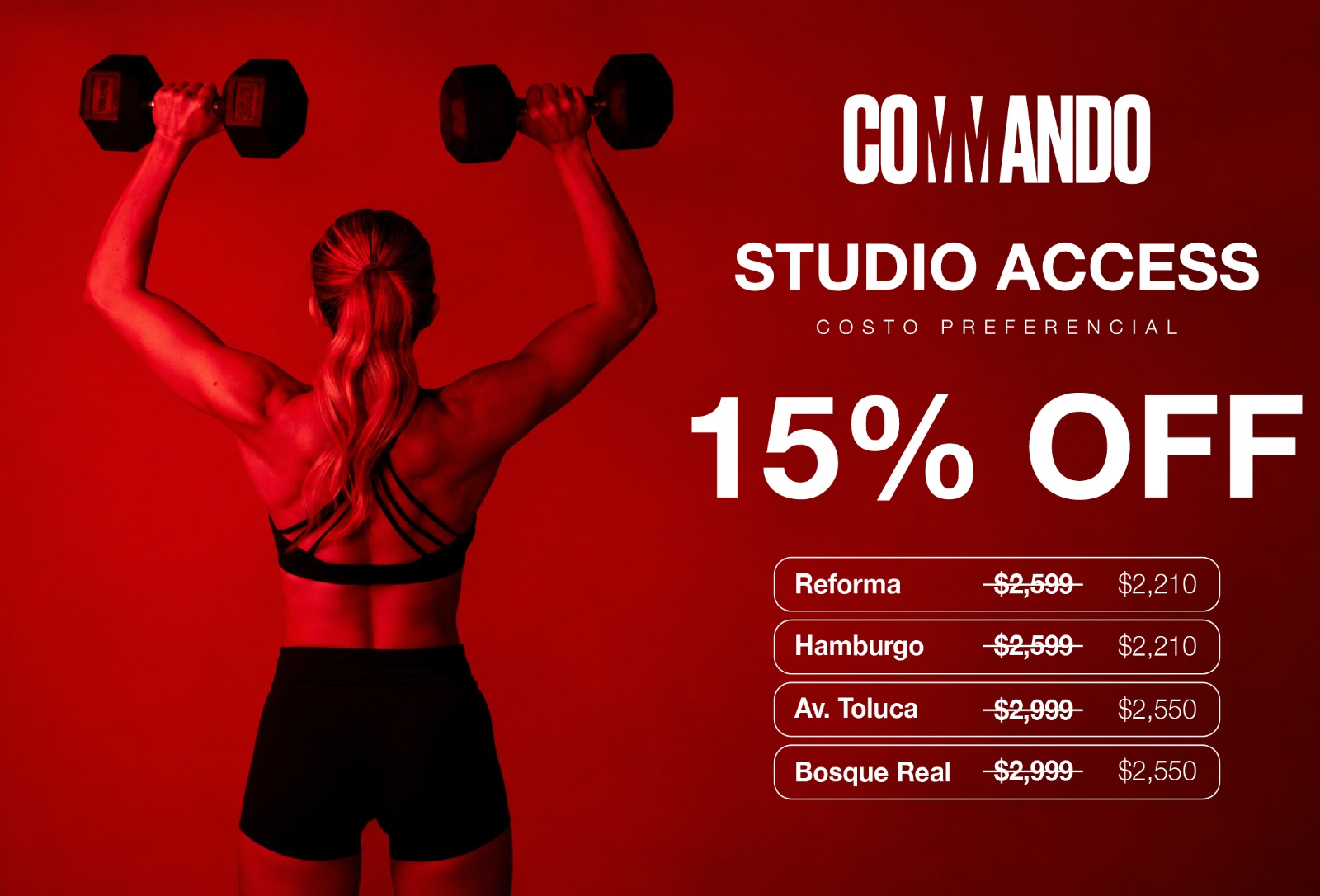 15 % de descuento en studio access