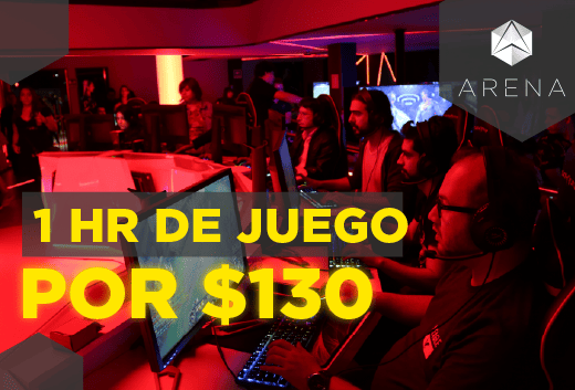 1 hora de juego con 20% OFF