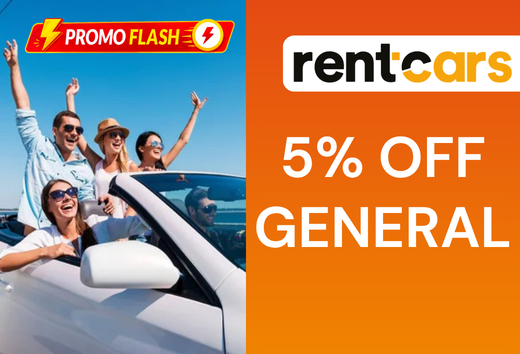 5% OFF en tu renta de auto