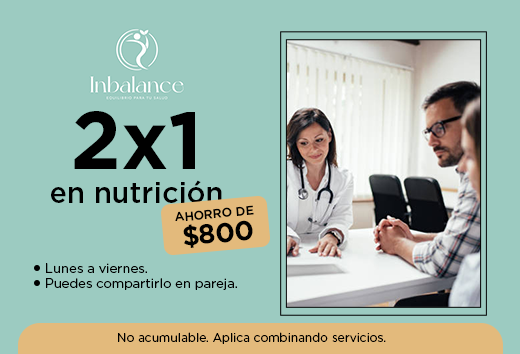 2x1 en consulta nutricional