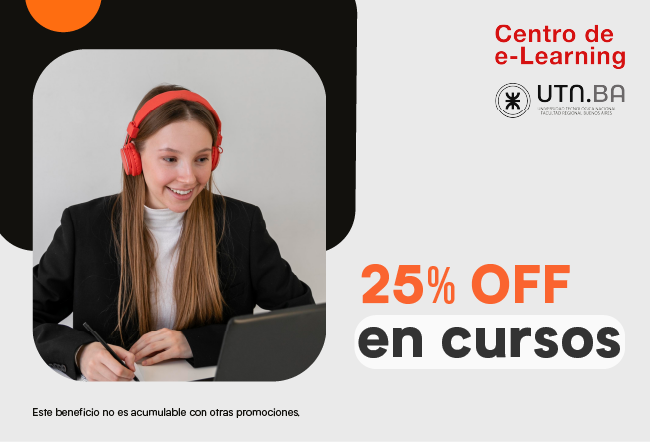 25% OFF en cursos