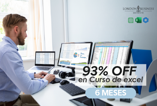93% OFF en Curso de excel  6 meses