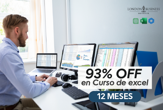 93% OFF en Curso de excel 12 meses