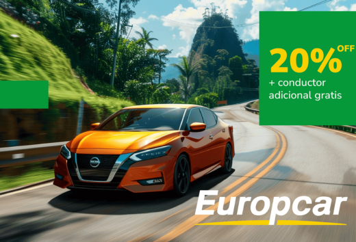20% OFF en la renta de autos